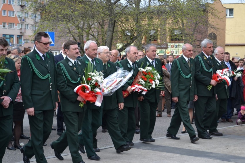 Wojewódzkie obchody rocznicy uchwalenia Konstytucji 3 Maja w Człuchowie. 3 maja 2013r