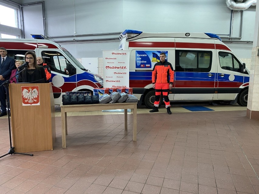 Meditrans Ostrołęka przekazał kolejne karetki dla ukraińskich szpitali