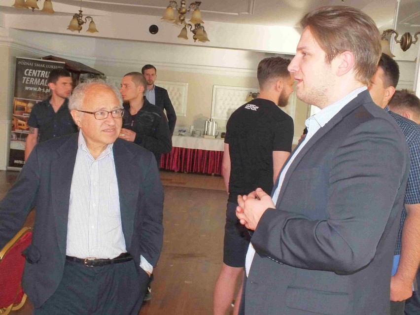 David Friedman, syn noblisty Miltona Friedmana, gościł w Starachowicach