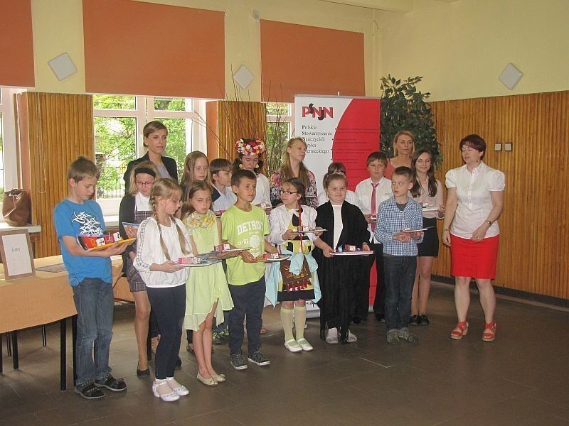 Laureaci konkursu, uczniowie SP nr 3 w Lublińcu