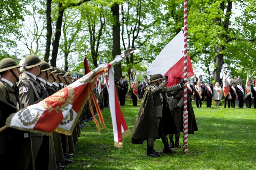 Święto Konstytucji 3 maja na przemyskim wzgórzu zamkowym.