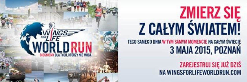 Wings for Life World Run 2015 odbędzie się 3 maja