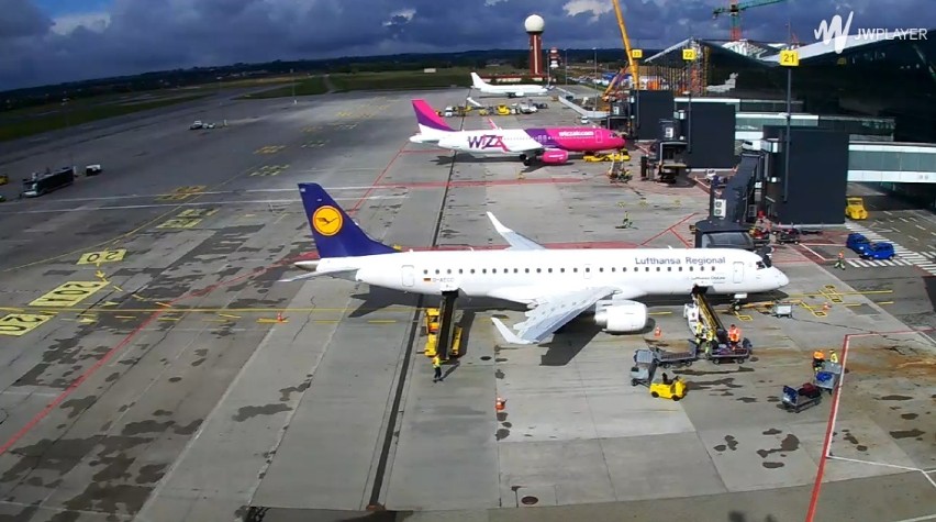Port lotniczy Gdańsk - kamery