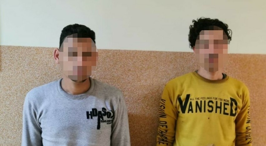 Dwóch nielegalnych migrantów z Egiptu nielegalnie przebywało...