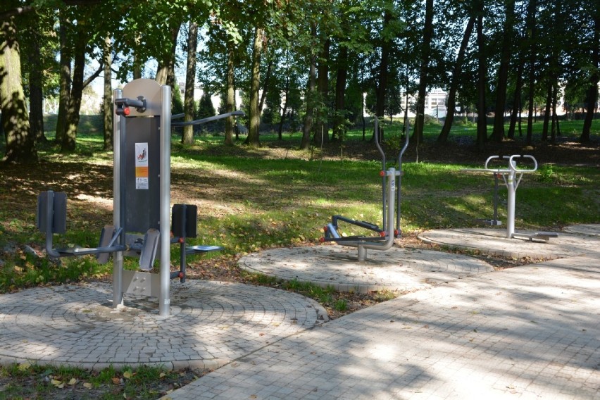 Jastrzębie, park na ul. Żeromskiego