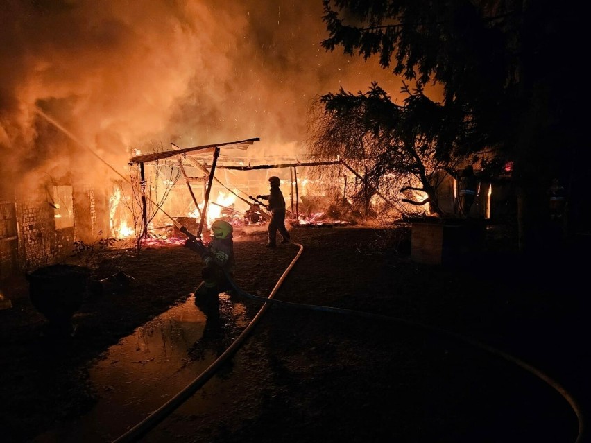 Do pożaru doszło w miejscowości Rybojady pod Trzcielem.