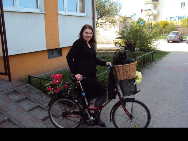 Beata Bielska, socjolog z UMK i miłośniczka jazdy rowerem.