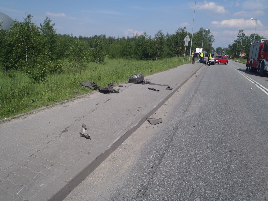 Wypadek w Sosnowcu. Sześć samochodów dobiło do siebie [ZDJĘCIA]