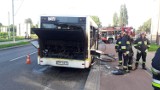 Tczew: pożar autobusu miejskiego na Armii Krajowej [ZDJĘCIA] 