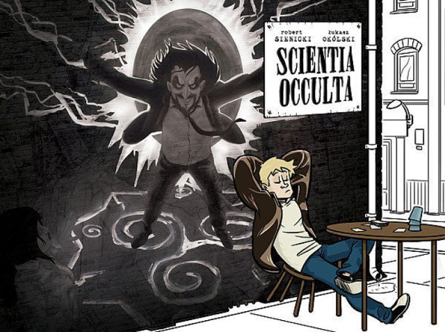 Okładka komiksu ,,Scientia Occulta&quot;