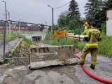 Ulewy w Dąbrowie Górniczej i powiecie będzińskim. Znów zalane przejście pod wiaduktem 