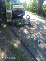 Foshuta w gm. Stara Kiszewa. Dwa potrącenia rowerzystów i to dokładnie w tym samym miejscu! ZDJĘCIA