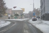 Śnieżna sobota w powiecie chodzieskim. Trudne warunki na drodze. 