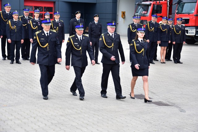 Uroczysty Dzień Strażaka na terenie Komendy Powiatowej PSP w Żninie