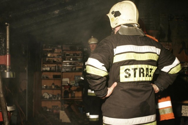 Pożar przy ul. Jana z Kolna w Gdańsku