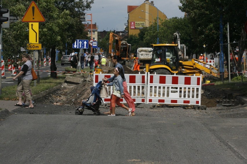Remont ulicy Moniuszki w Legnicy