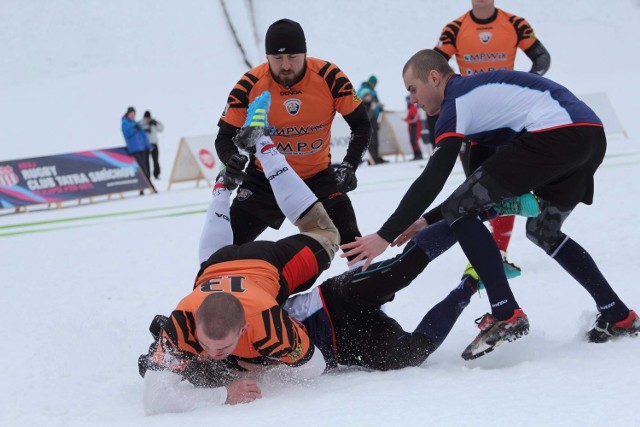 Miedziowi Rugby na śniegu. Jak poszło chłopakom na turnieju?