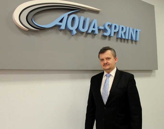 Piotr Kompraus, prezes Aqua-Sprint liczy na to, że ankieta pomoże w poprawie wizerunku i świadczonych usług.