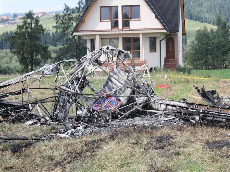 Nowy Targ: katastrofa samolotu. Nie żyje pilot
