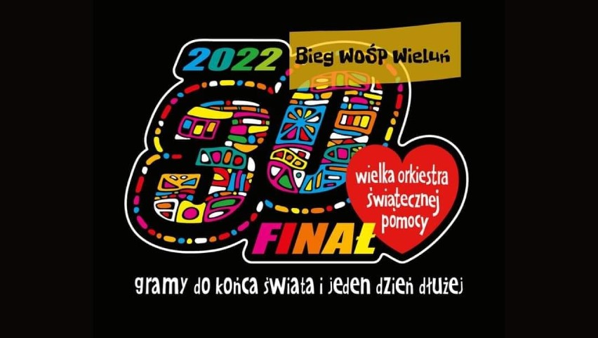 Finał WOŚP 2022 w Wieluniu na sportowo. Trwają zapisy na bieg i licytacja "złotego" numeru startowego 