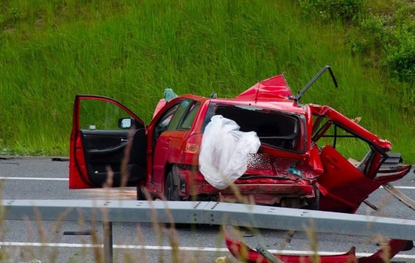 Wypadek na autostradzie A4. Jedna osoba ranna, są utrudnienia dla kierowców