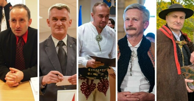 Oni przegrali wybory i stracą mandaty radnych. Od lewej: Jacek Kalata, Krzysztof Wiśniowski, Maciej Gąsienica-Walczak, Józef Szwab, Marcin Zubek