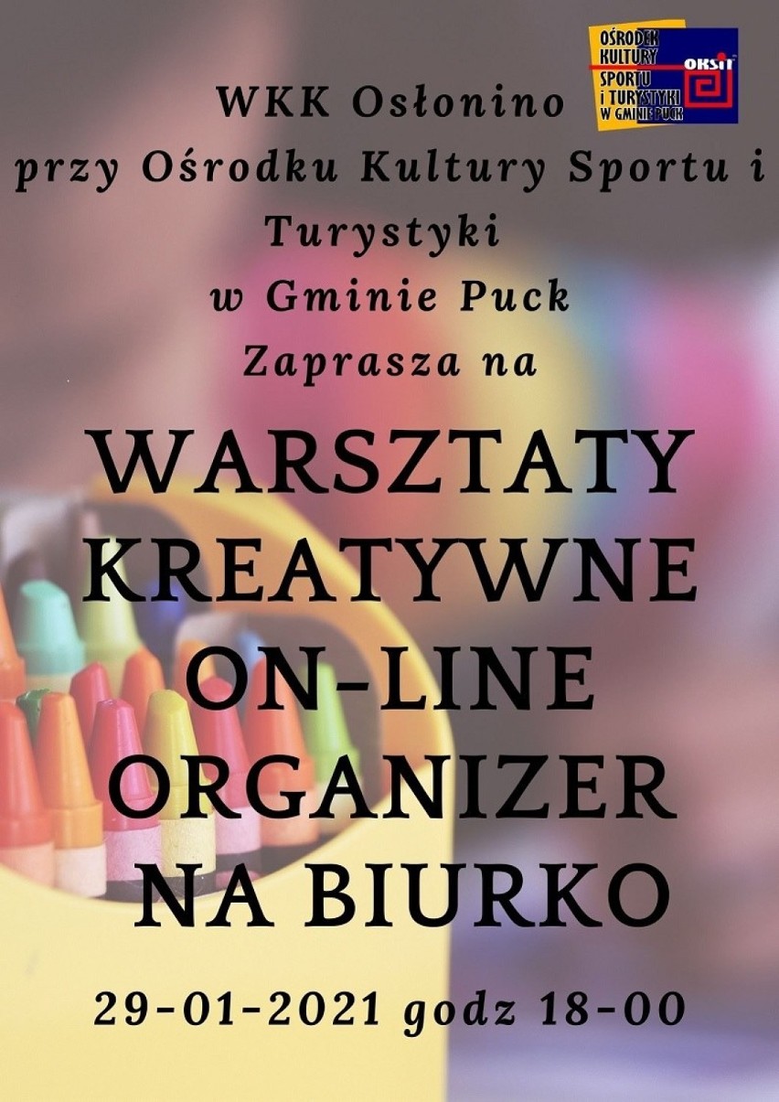 WKK Osłonino zaprasza 29-01-2021 (piątek) godz. 18-00 do...