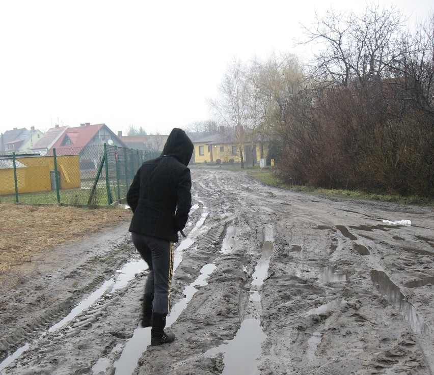 Rostarzewo - toną w błocie (foto)