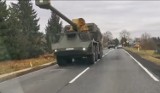 Słowackie Siły Zbrojne przejechały kolumną przez powiat jasielski [FILM]
