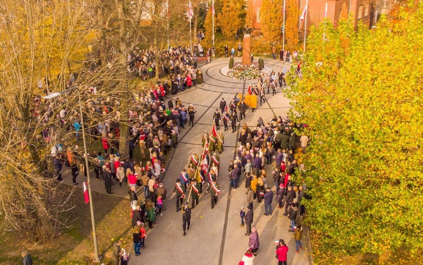 11 listopada w Chodzieży z lotu ptaka. Niezwykłe zdjęcia Krzysztofa Wierzbickiego (FOTO)