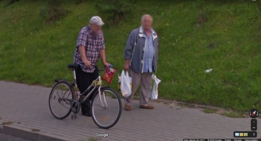Przyłapani przez Google Street View na Strzemięcinie w Grudziądzu. Jesteś na zdjęciu?