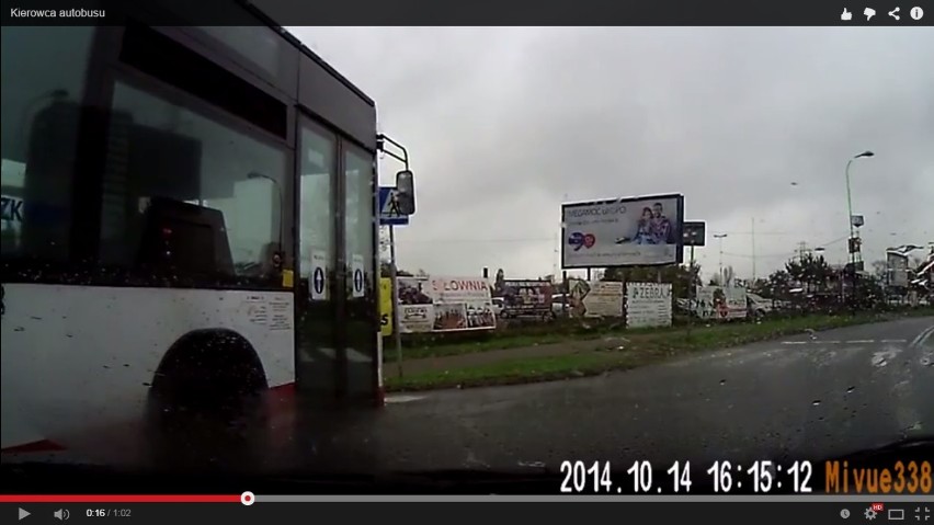 Ostra kłótnia z kierowcą autobusu w Katowicach [WIDEO]