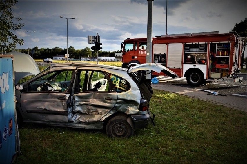 Poważny wypadek na skrzyżowaniu obwodnicy z ul. Zbąszyńską