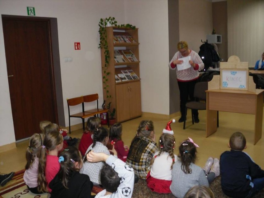 Mikołajki w czerniejewskiej bibliotece z udziałem  gościa specjalnego