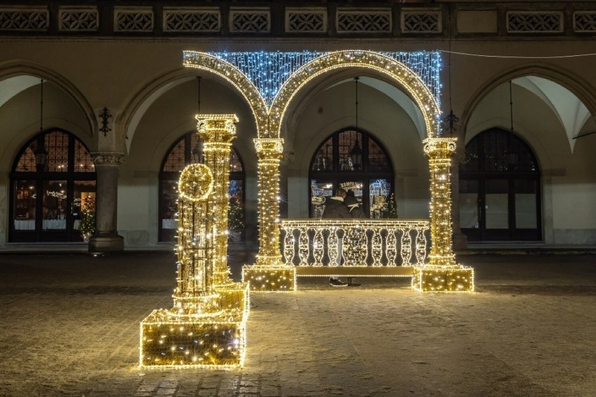Świąteczne iluminacje w Krakowie