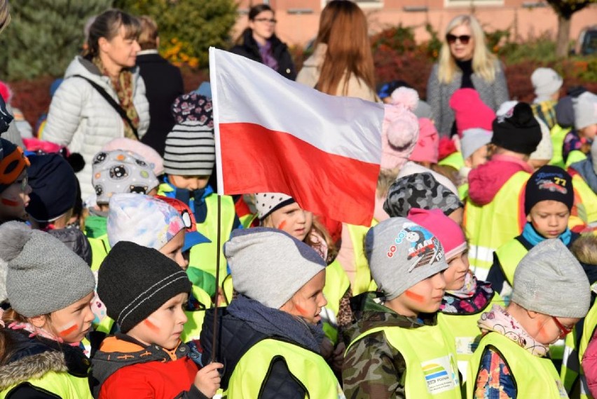 ,,Żywa flaga" na Placu Staszica [ZOBACZ ZDJĘCIA]