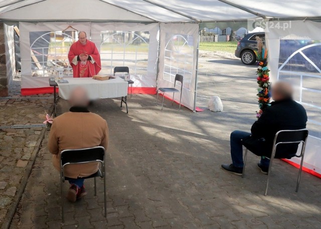 46 mszy jednego dnia w parafii Matki Boskiej Bolesnej w Mierzynie