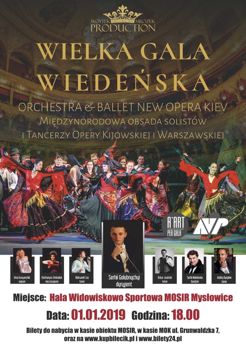 Noworoczny koncert w MOSiR Mysłowicach. Wielka Gala Wiedeńska