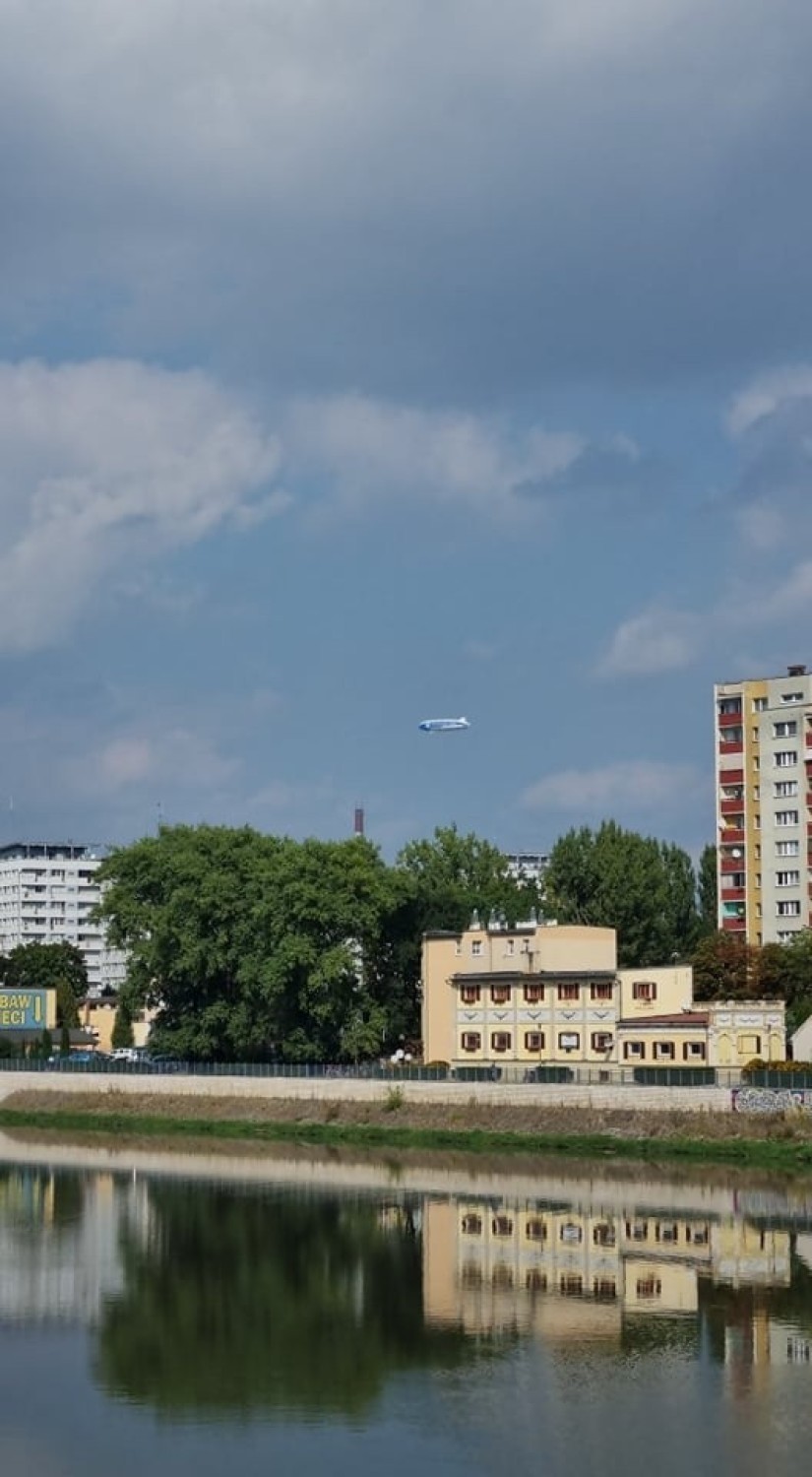 Zeppelin NT nad Opolszczyzną.