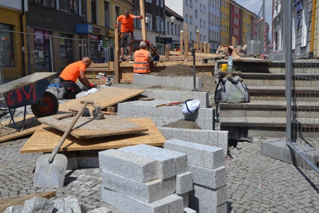 Trwa przebudowa ulicy Długiej w Raciborzu