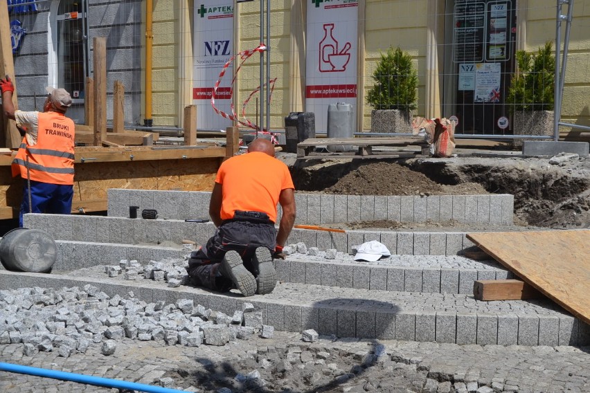 Trwa przebudowa ulicy Długiej w Raciborzu