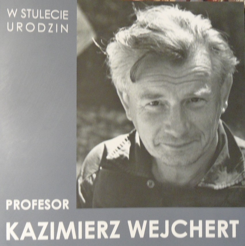 Kartka z książki o prof. Wejchercie