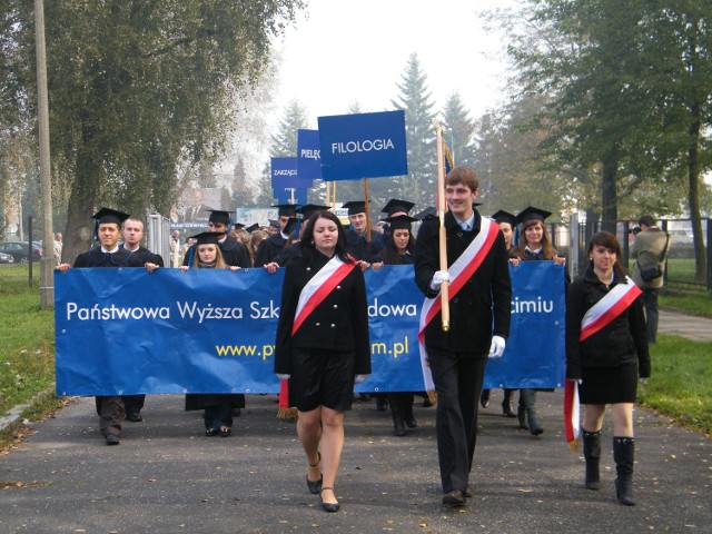 Studenci Państwowej Wyższej Szkoły Zawodowej rozpoczęli rok akademicki