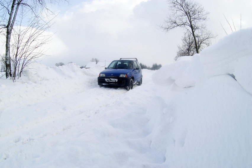 W 2010 roku okolice Wągrowca pokryła gruba warstwa śniegu