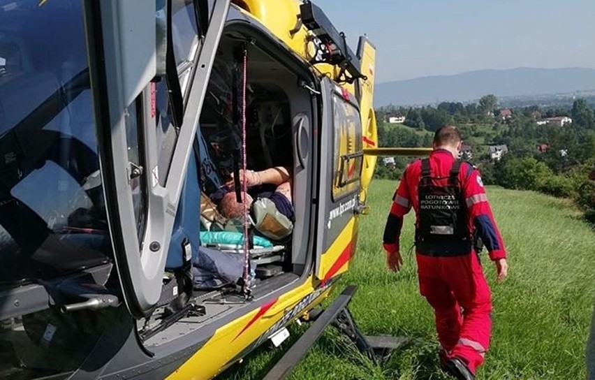 Paralotniarz spadł z wysokości na Matysce. Do szpitala...