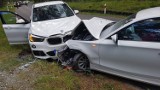 Wypadek przed Helem 04.07.2017. Zderzyły się trzy BMW. DW 216 była zablokowana | ZDJĘCIA, WIDEO