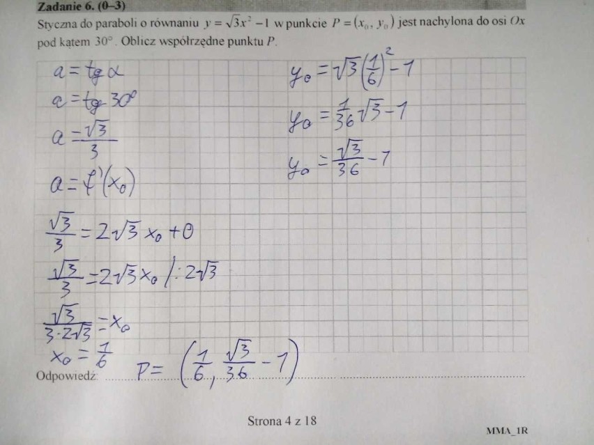 Matura 2018 matematyka rozszerzona [ODPOWIEDZI, ARKUSZE CKE] Było bardzo cieżko