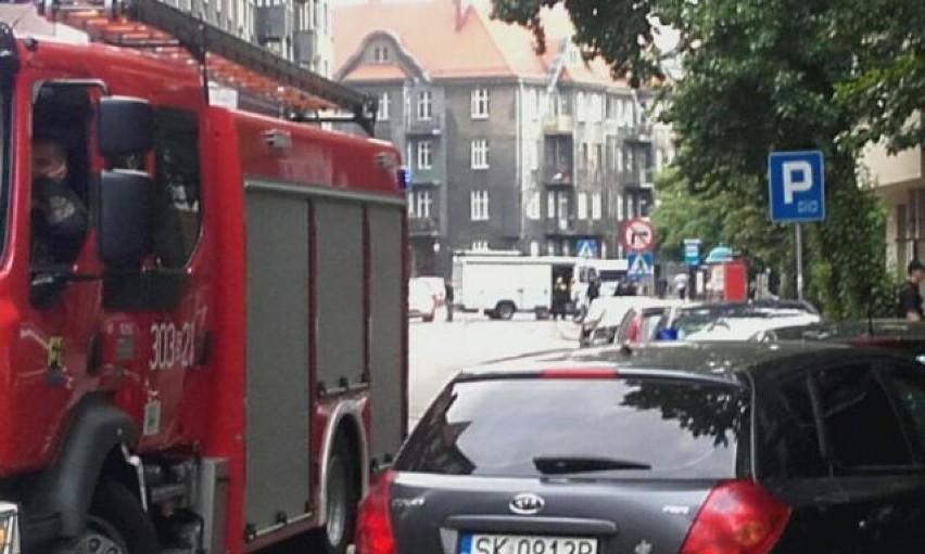 Alarm bombowy na Kopernika w Katowicach