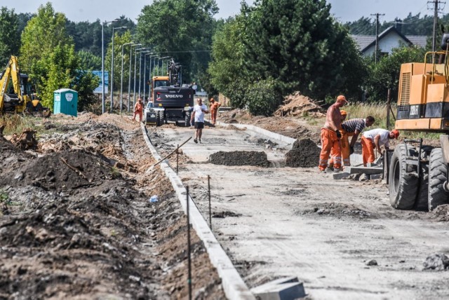 Trwa remont ulic Osada i Leszczyna w Bydgoszczy.