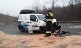 Wypadek w Bielsku-Białej: zderzenie w rejonie Makro [ZDJĘCIA]